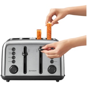 BUYDEEM 4 Slice Toaster, model DT640E, color Stainless Stell, EU DT640E-SS/EU - Img 4