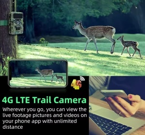 CAM-32MP-HUNTING-RD4019G GMB trail cam 4G 32MP with SIM,smartphone compatible,fotografisanje prirode - Img 3