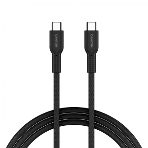 CANYON cable OnWire 60CL C-C 60W COLOR Braided 1m Black CND-CCAP60AB10B - Img 4