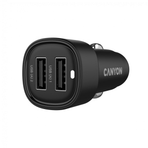 CANYON car charger OnDrive 24 24W 2xUSB-A Black CNE-CCABR2AA - Img 2