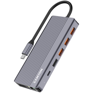 CANYON hub DS-16 13in1 4k USB-C Grey CNS-TDS16 - Img 2
