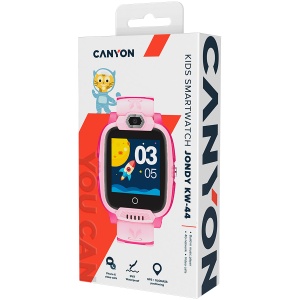 CANYON kids watch Jondy KW-44 4G Camera GPS Music Pink CNE-KW44PP - Img 4