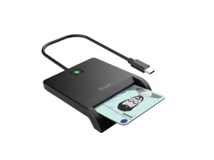 Citac kartica TRUST PRIMO USB-C DNI smart card reader/crna - Img 7