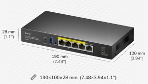 Cudy C200P, 2-in-1 Gigabit VPN Router/ AP Controller with 4 PoE+ Ports, 55W - Img 5