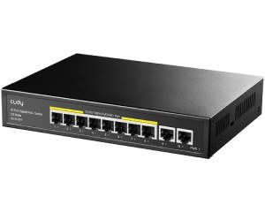 CUDY GS1010PE 10-Port Gigabit PoE+ Switch - Img 2
