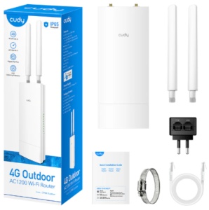 Cudy LT700 outdoor/indoor AC1200 4G Cat 6 Wi-Fi Router - Img 4