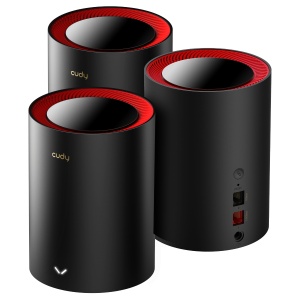 Cudy M3000 2.0,AX3000 2.5G Mesh Wi-Fi 6 System White, 4-Stream Dual-Band ,2402 Mbps + 574 Mbps - Img 2