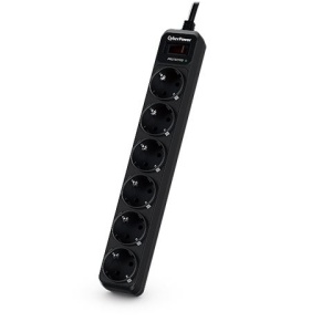 CyberPower produžni kabl sa prenaponskom zaštitom,B0620SC0,6xšuko/1,8m