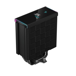 DeepCool AK500S Digital 5xHeat Pipe, Real-Time CPU Screen, 240W 120mm 1850rpm 69CF, Black Intel/AMD - Img 2
