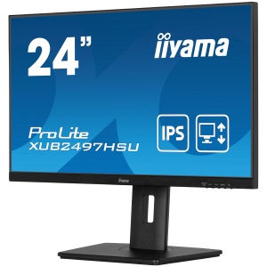 Design 3-side borderlessDiagonal 23.8", 60.5cmPanel IPS Panel Technology LED, matte finishNative resolution 1920 x 1080 @100Hz (2.1 megapixel Full HD)Aspect ratio 16:9Panel brightness 300 cd/m²Static contrast 1300:1Advanced contrast 80M:1Resp XUB2497HSU-B - Img 3