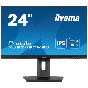 Design 3-side borderlessDiagonal 23.8", 60.5cmPanel IPS Panel Technology LED, matte finishNative resolution 1920 x 1080 @100Hz (2.1 megapixel Full HD)Aspect ratio 16:9Panel brightness 300 cd/m²Static contrast 1300:1Advanced contrast 80M:1Resp XUB2497HSU-B - Img 5