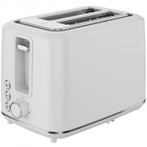 Electric Toaster, white, 220-240V, 50-60Hz, 920-1080W, 2 slots, 3 modes, 7 browning levels ATS0001W