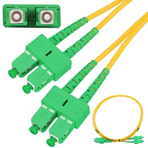 Extralink Patchcord SC/APC-SC/APC SM G.652D Duplex 3.0mm 10.0m