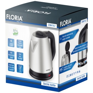 Floria Kuvalo za vodu, zapremina 2.0 l, 1500 W, INOX - ZLN4902 - Img 2
