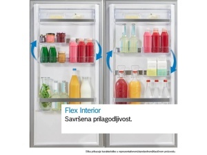 Frižider BOSCH KGN49LBCF/Serija 6/samostojeci/kombinovani/Total No Frost/C/440L/staklena vrata/crna - Img 3