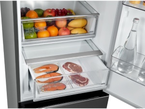 Frižider TESLA RC3800FMB kombinovani/Total No Frost/E/256L+122L/59,5x60x201cm/crna - Img 3