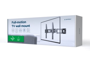Gembird TV wall mount, (full-motion), Max. 35kg, 32”-55” WM-55ST-03