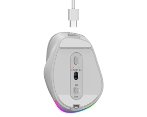 GENIUS Ergo 9000S Pro Pearl White USB Bežični beli miš - Img 2