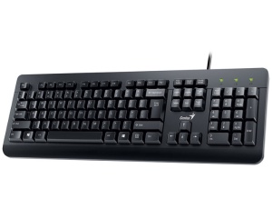 GENIUS KM-160 USB YU crna tastatura+ USB crni miš - Img 2