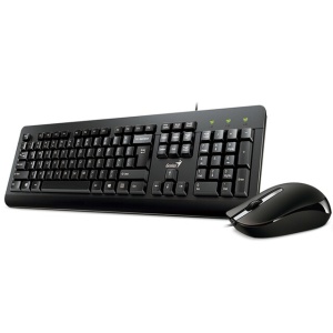 Genius Komplet tastatura i miš KM-160 , USB, BLACK,US