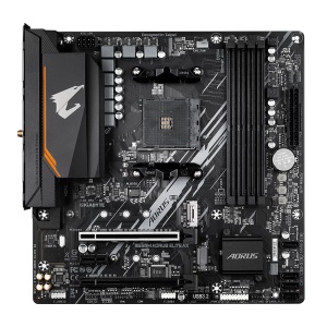 Gigabyte AM4, AMD B550 Chipset, 4x DDR4, support for: AMD Ryzen 5000 Series/ Ryzen 5000 G-Series/ Ryzen 4000 G-Series and Ryzen 3000 Series Processors, Support for Extreme Memory Profile (XMP) memory modules B550M AORUS ELITE 1.3 *