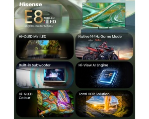 HISENSE 65 inča 65E8S ULED MiniLED 4K UHD Smart TV