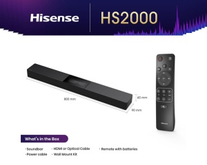 HISENSE HS2000 soundbar crni - Img 3