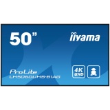 IIYAMA LFD LH5060UHS-B1AG 50" 4K UHD professional digital signage 3840x2160 16:9 500 cd/m² 1200:1 8ms Android 11 OS, iiSignage², FailOver, EShare landscape, portrait LH5060UHS-B1AG