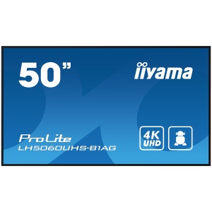 IIYAMA LFD LH5060UHS-B1AG 50" 4K UHD professional digital signage 3840x2160 16:9 500 cd/m² 1200:1 8ms Android 11 OS, iiSignage², FailOver, EShare landscape, portrait LH5060UHS-B1AG * - Img 5