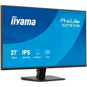 IIYAMA Monitor LED X2791HS-B1 27" IPS panel 1920x1080 120Hz 1ms MPRT 350cdm2 1500 1 Speakers HDMI DisplayPort X2791HS-B1 - Img 2