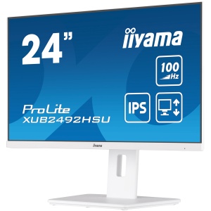 IIYAMA Monitor LED XUB2492HSU-W6 WHITE 23.8" IPS 1920 x 1080 @100Hz 16:9 250 cd/m² 1300:1 0.4ms HDMI DP USB 4 x 3.2 Full Ergonomic XUB2492HSU-W6 - Img 3