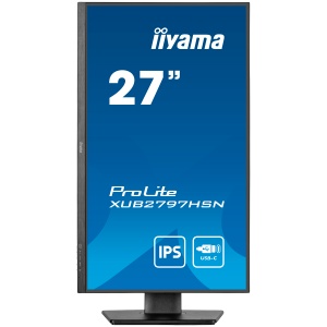 Iiyama XUB2797HSN-B2 - LED monitor 27 FHD (1080p) 100 Hz IPS 300 cd 1000 1 1ms HDMI DP USB-C speaker XUB2797HSN-B2 - Img 2
