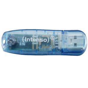 (Intenso) USB Flash drive 4GB Hi-Speed USB 2.0, Rainbow Line, PLAVI - USB2.0-4GB/Rainbow - Img 3