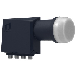 Inverto LNB Quad, šum 0,2dB, Premium, DVB-S2 (HD - UHD) - IDLP-QDL413-PREMU-OPN