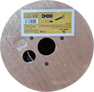 KABL-OPTIC-FTTH-4F-FRP Gembird Opticki kabl 4-vlakna SM G657A1 Flat, Outdoor, sa sajlom 1mm, 1000m - Img 5