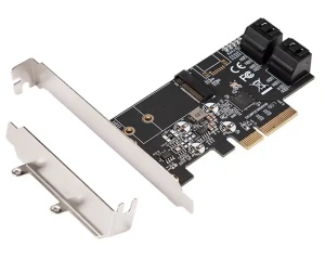 Kartica PCI-e 5 x Sata kontroler Sata III JMB585 E-Green - Img 3