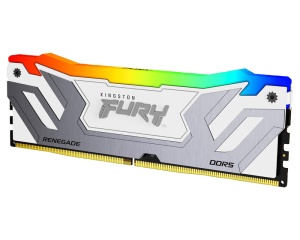 KINGSTON CUDIMM DDR5 24GB 8400MT/s KF584CU40RWA-24 FURY Renegade White RGB XMP * - Img 3