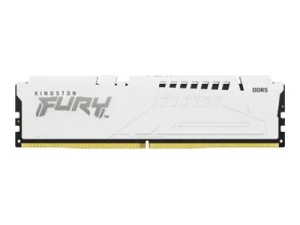 Kingston DDR5 16GB 5200MT/s [FURY BEAST], Non-ECC UDIMM, CL40 1.25V, 288-Pin 1Rx8, White, w/Heatsink, XMP KF552C40BW-16 *