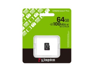 KINGSTON Memorijska kartica U1 V10 SDXC 64GB Canvas Select Plus G3 100R A1 SDCS3/64GBSP - Img 2