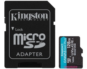 KINGSTON Memorijska kartica U3 V30 microSDXC 128GB Canvas Go Plus 200MB/s A2 + adapter SDCG4/128GB * - Img 2