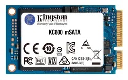 Kingston mSATA 256GB, SATA III, KC600, 3D TLC NAND, Read up to 550MB/s, Write up to 500MB/s, XTS-AES 256-bit encryption, TCG Opal 2.0, eDrive SKC600MS/256G