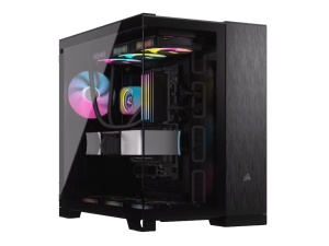 Kucište CORSAIR 6500X Mid-Tower/dve komore/kaljeno staklo/bez napajanja/crna/obsidijan aluminijum - Img 4