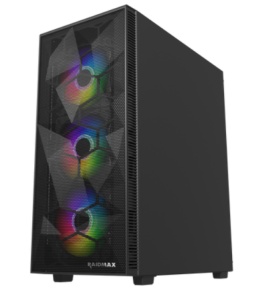 Kuciste Raidmax Talos RGB window/4x 120mm/Crni/650W RX-650XT(B)/RT650RGB - Img 3