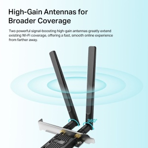 LAN MK PCI-E TP-Link Archer TX20E WiFi AX1800/Bluetooth 5.2 - Img 3