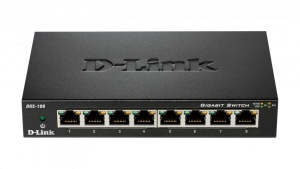 LAN Switch D-Link DGS-108GL/E 10/100/1000Mbps 8port Metal Gigabit - Img 1