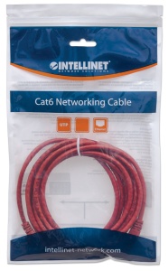 LAN UTP kabl intellinet 342148 Cat6 CCA/Crveni/1m - Img 2