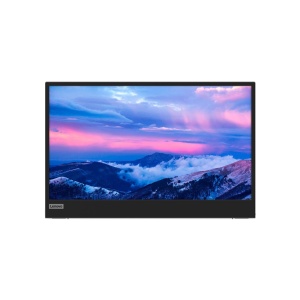 Lenovo 15.6'' L15 Portable Display WLED IPS 1920x1080, 60Hz, 16:9, 250 cd/m², 1000:1, 178H/178V, 45% NTSC, Height Adjust Stand, 1.7kg, 2x USB-C, Grey-Raven Black 66E4UAC1WL