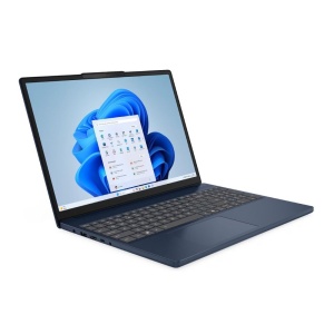 Lenovo IdeaPad Slim 3 15IRH10 (Cosmic Blue, Aluminimum Top) 8-Core i5-13420H 2.1-4.6GHz/12MB 16GB (1xSoDIMM) DDR5 1TB-SSD-NVMe 15.3." WUXGA (1920x1200) IPS AG FHD 1080p UHD-Graphics WiFi6-AC HDMI SD-Rdr BT5.2 TPM USB-C/DP NumPad 50Wh 1.59kg DOS 83K100B7YA