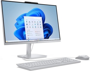 Lenovo Lenovo A100 AIO 24 All-In-One (Cloud Grey) i3-N305 8-Core 4.6GHz/6MB, 16GB DDR4, 512GB-SSD-NVMe, 23.8" FHD 1920x1080 IPS, Intel UHD Graphics, WebCam HD, GigaLan, WiFi6, BT5.2, HDMI, Audio 2x2W, USB Keyboard+Mouse, DOS F0J6005WRI - Img 1