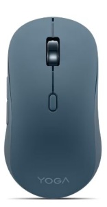 Lenovo Lenovo Yoga Bluetooth Silent Mouse (Tidal Teal), DPI switch 1600-2400-4000, IR optical sensor, Full size, Triple Bluetooth 5.3, 8 buttons, AA up to 36 months GY51S61916